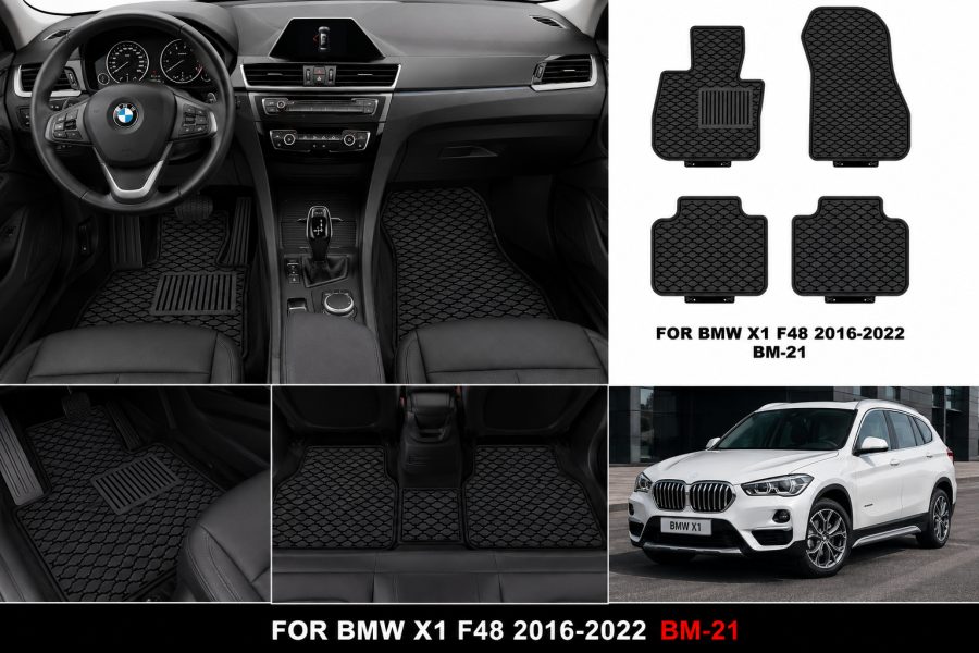 [Floor-Mats] KingMats Tapetet e dyshemesë për BMW X1 F48 –