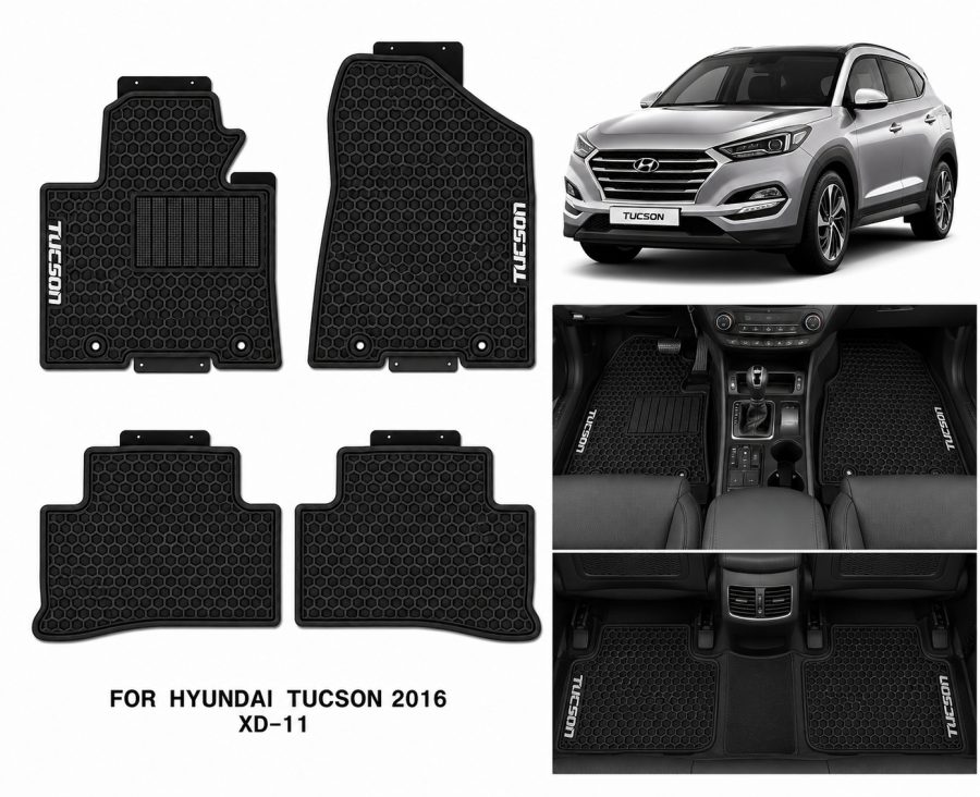 [Floor-Mats] KingMats mbulesat e dyshemesë për Hyundai Tucson 2016–2020 –