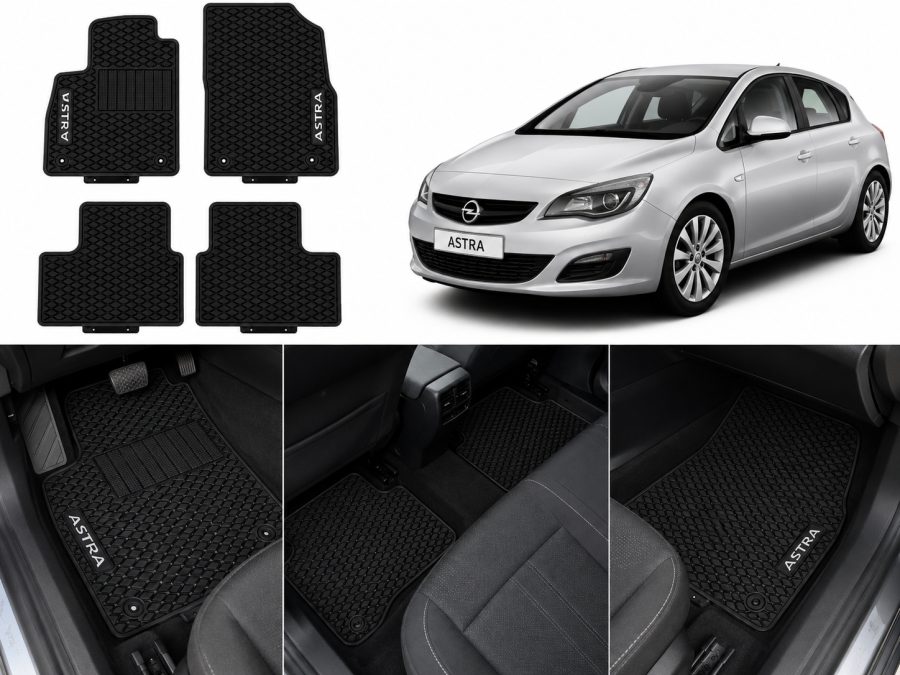 [Floor-Mats] KingMats mbulesë për makinë për Opel Astra J 2009–2015 –