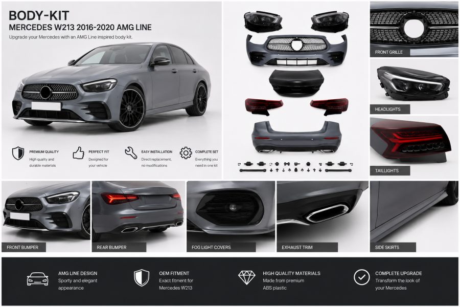 Body Kit Mercedes E-Class W213 2016-2020 - AMG Line