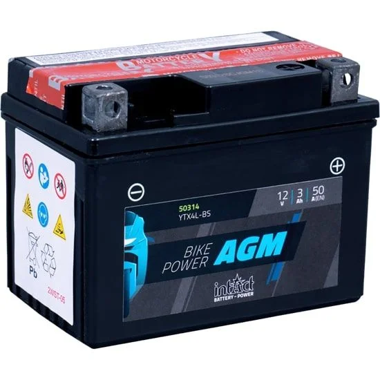 Bateria e motocikletës AGM 50314 YTX4L-BS –