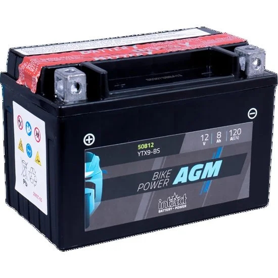 Bateria e motocikletës AGM 80914 YTX9A-BS –