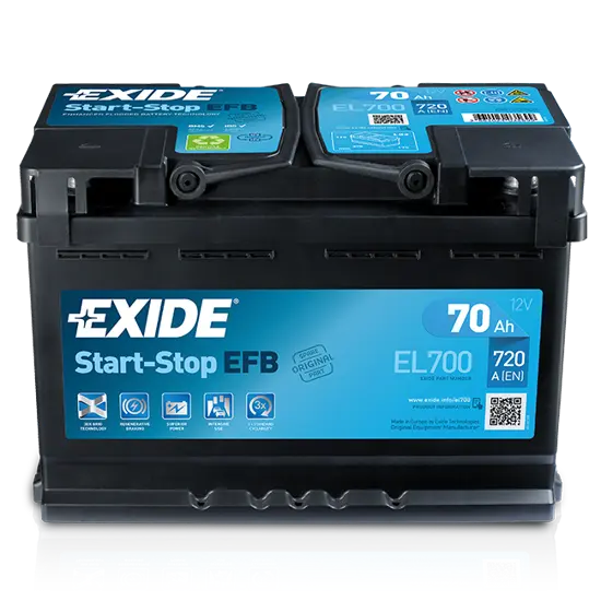 Bateria EXIDE EFB 70Ah – EL700