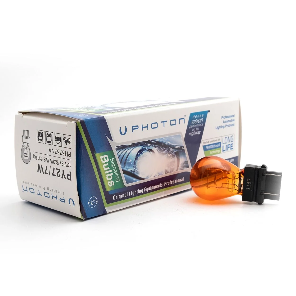 3157 PY27/7W 12.8V AMBER – PH5757 A