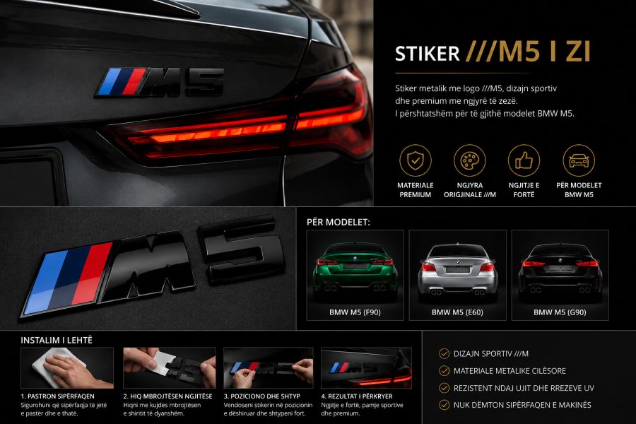 Stiker ///M5 i zi –