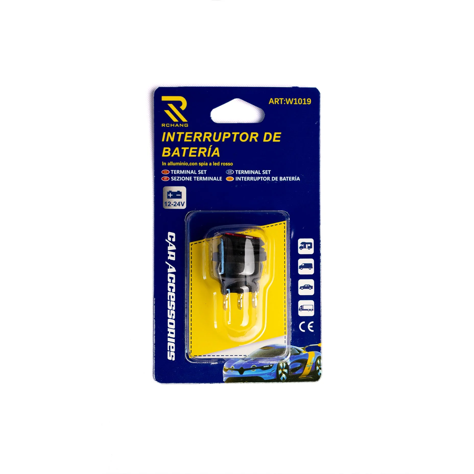 Kontakt plastik testues me LED 1/0/2 –