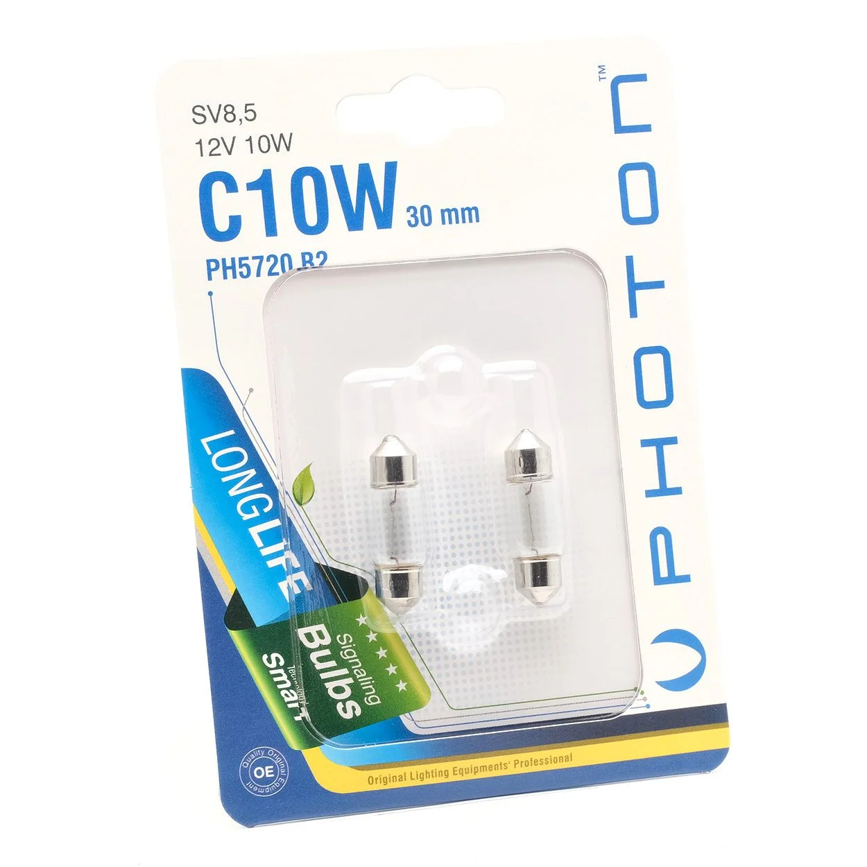 C10W 12V 30mm FESTOON 2-PJESËSH BLISTER – PH5720 B2