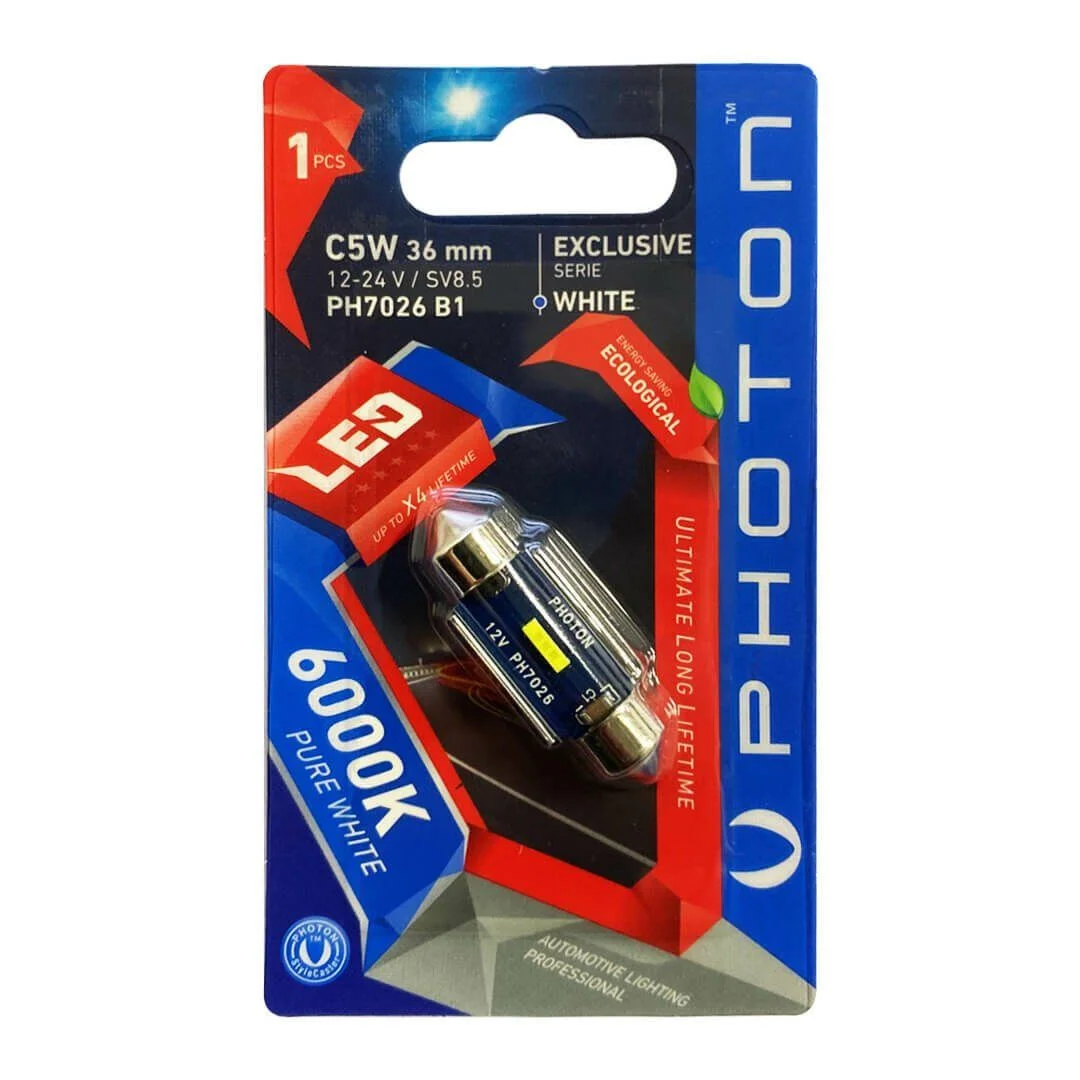 C5W 12-24V CB EKSLUZIVE 36mm FESTOON LED (PAKUESIM I VETËM) – PH7026 B1