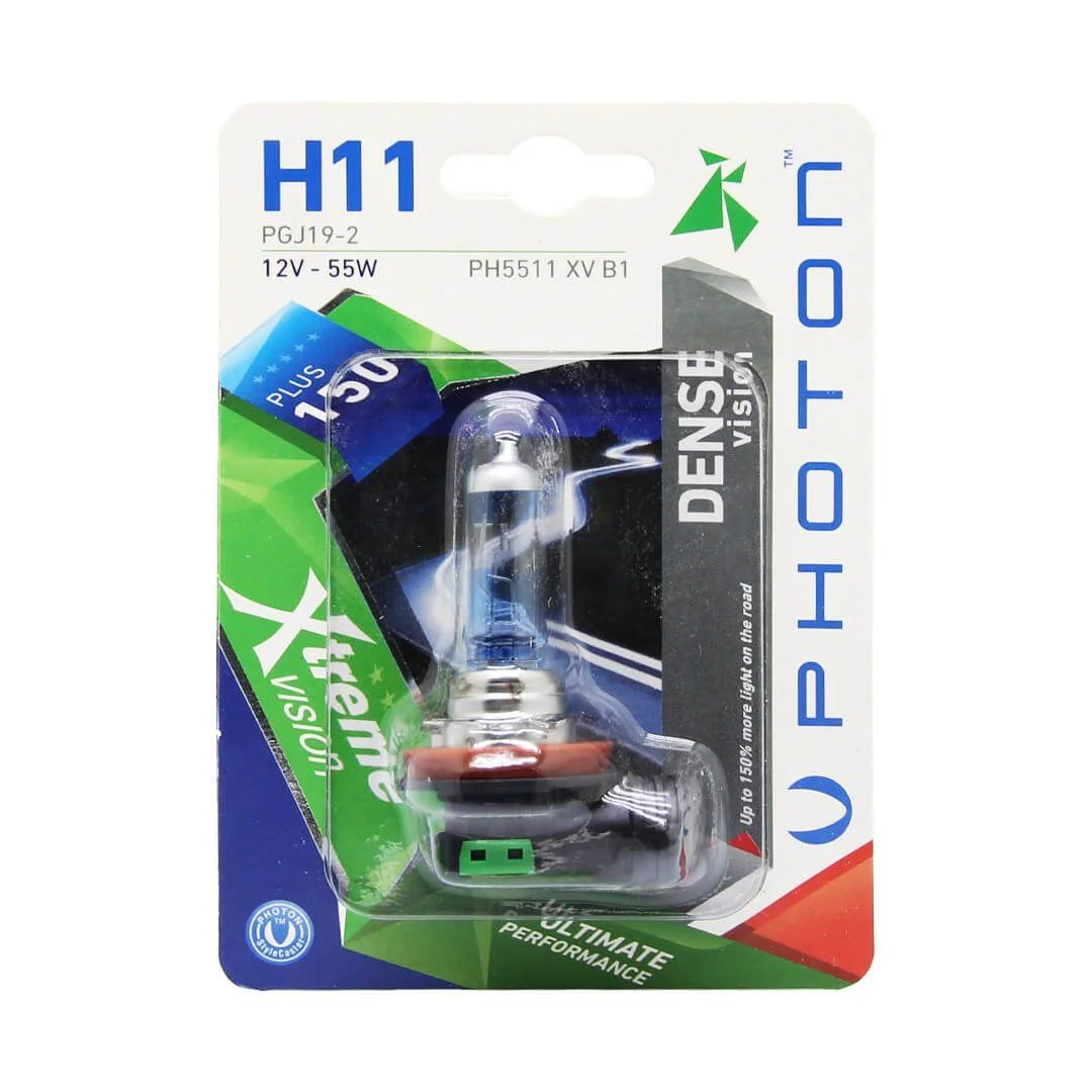 H11 12V 55W XTREME VISION +150% MË SHUMË DRIQËR (PAKETA E VETME) – PH5511 XV B1