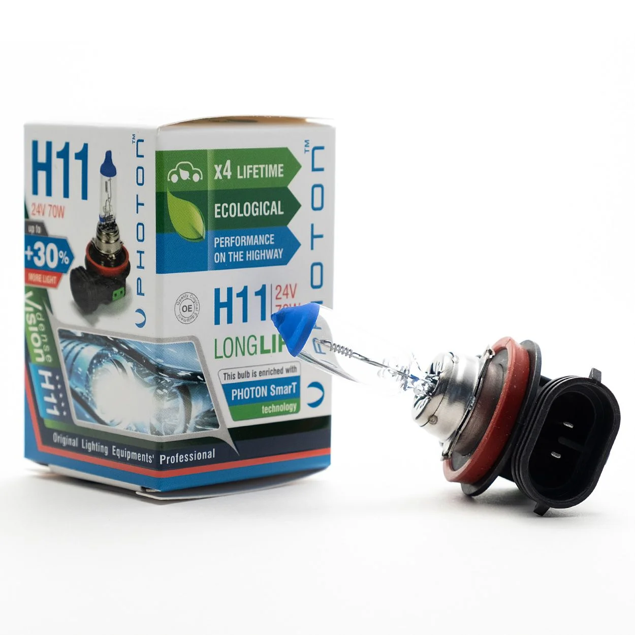 H11 24V 70W PR LL +30% MË SHUMË DRIQËR – PH6611 LL