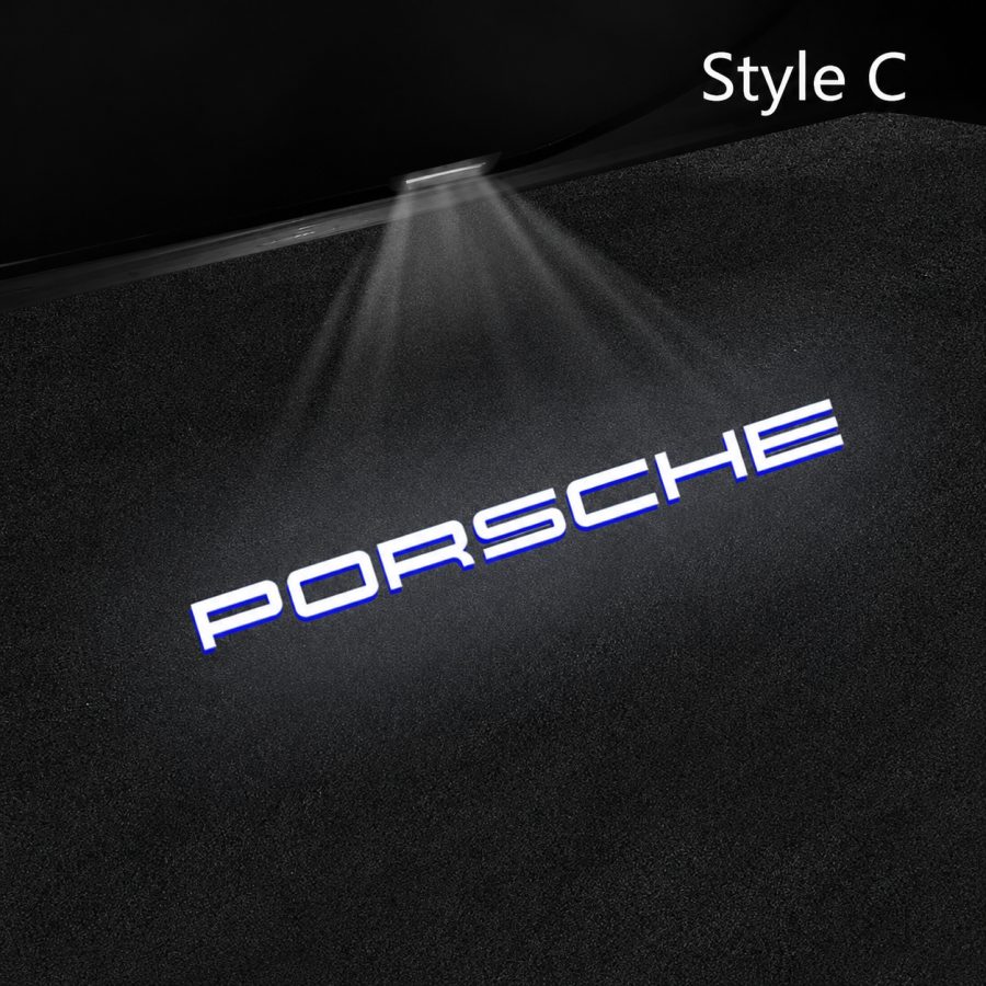 LED LOGO ЗА ВРАТА PORSCHE PREMIUM 2ком –